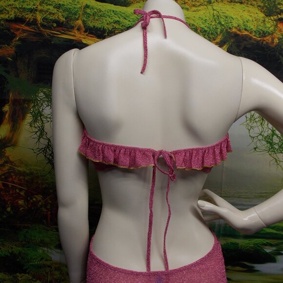 Chio De Stefania D Metallic Ruffle Dress - Picture 4 of 6